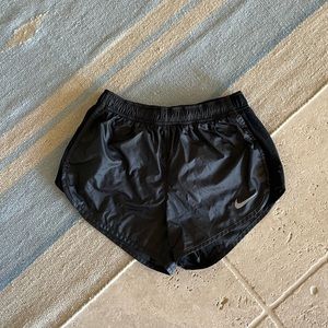 Matte Black Nike Running Shorts
